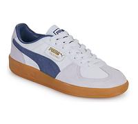 Sneaker PUMA "PALERMO LTH", Gr. 44, puma weiß, schwarz indigo, Leder, unifarben, Schuhe (24452901-44) puma weiß, schwarz indigo