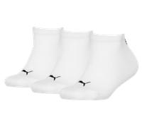 PUMA Unisex Plain Sneaker Sock, White-New, 43/46 (3er Pack)
