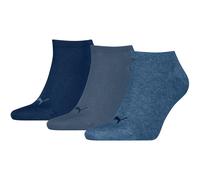 Licence Sneakersocken Unisex (3er-Pack) Schuhe | Denim Blue | Größe: 35-38 Blue