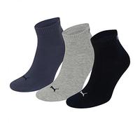 Puma Sneaker Quarter Socken 3Paar Unisex Invisible 251015 Gr. 35-38 blau/grau/dunkelblau