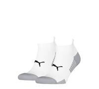 PUMA Sneaker-Socken 2er-Pack Unisex, Kleidung, Weiß, 43-46 White