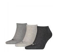 PUMA Plain Sneaker - Trainer Socken 3er-Pack (261080001) 43-46 ANTHRACI/L MEL GREY/M MEL GREY