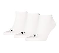 PUMA Unisex Plain Sneaker Sock, White-New, 43/46 (3er Pack)