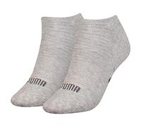 Puma Damen Sneaker Socken, Grau, 35/38 (3er Pack)