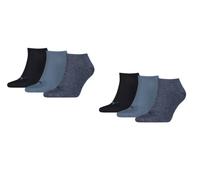 PUMA Herren Damen Sneaker Socken Plain (6-Pack), Denim 35-38