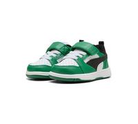 Puma Kinder Sneaker Rebound V6 Lo AC+ Inf 397420-05 Weiß/Schwarz/Archive Green Größe 25