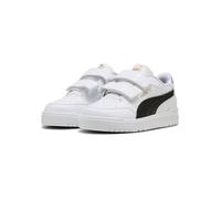 PUMA Kinder Shuffle Downtown Low Sneakers 34, White Black Gold