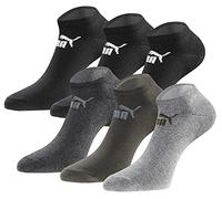 PUMA Sneakersocken 18 Paar Pack Damen Herren Black green mix 43-46