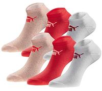 PUMA Sneakersocken 18 Paar Pack Statement Edition - Damen und Herren - White-Peach-Coral Season - Gr. 35-38