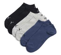PUMA Sneakersocken Unisex (3er-Pack), Kleidung, Blau, 43-46