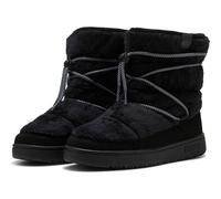 Puma Snowbase WNS Sneaker für Damen, aus Veloursleder, Schwarz, flach, Dunkelgrau, 45 UK