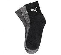 PUMA Unisex Crew 3p Unisex Short Sock, Grau (Anthracite/Grey), 43-46 EU
