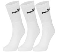 PUMA Sportsocken Tennissocken Crew Tennis Socken Unisex für Damen und Herren 6 Paar, Farbe:300 - white, Socken & Strümpfe:35-38