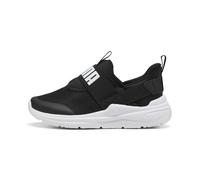 Puma Soft Wired 2 SLIPTECH Sneakers Kinder Schuhe | Black/White | Größe: 33 Black
