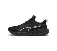 Laufschuh PUMA "SOFTRIDE Carson Laufschuhe Erwachsene", Damen, Gr. 47, schwarz-weiß (schwarz, weiß), Obermaterial: Textil, Synthetik. Futter: Textil. Innensohle: Textil. Laufsohle: Gummi, Schuhe Laufs