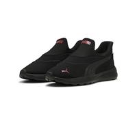 Puma SOFTRIDE Cosmic SLIPTECH Unisex-Sneaker, Schwarz, Schwarz, Rot, 9.5 UK