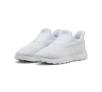 PUMA SOFTRIDE Cosmic SLIPTECH Unisex-Sneaker, Weiß/Kaltes Hellgrau, 7.5 UK