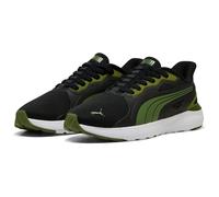 Puma Unisex Softride Cosmic Street Sliptech Sneaker, Schwarz-Olivgrün, Größe 42, Puma Schwarz, Olivgrün, 42 EU