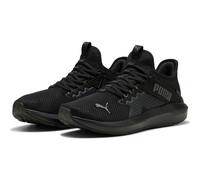Laufschuh PUMA "SOFTRIDE ENZO 5 SLIP TECH", Damen, Gr. 44, puma schwarz, cool schwarz gray, Textil, Schuhe Laufschuh, mit Schlupfeinstieg, herausnehmbare Innensohle (60225540-44) puma schwarz, cool sc