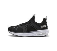 Sneaker PUMA "SOFTRIDE Enzo 6 Sneakers Erwachsene", Herren, Gr. 42.5, schwarz, weiß silber metallic, Obermaterial: Synthetik, Textil. Futter: Textil. Innensohle: Textil. Laufsohle: Gummi, Schuhe Sneak