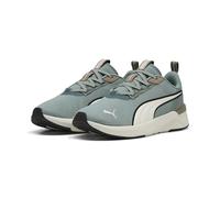 Puma SOFTRIDE Harli WNS, Weiblich Straßen-Laufschuh, Green Moon-Velvet Moss-WARM White,