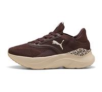 PUMA Softride Mayve Animal Laufschuhe Damen 01 - chocolate brown/alpine snow/sand dune 40