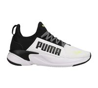 PUMA Men's Softride Premier Slip On Running Shoe, White/Black/Yellow, 13 M
