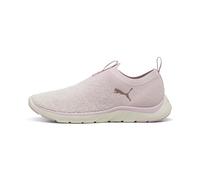 Puma Damen Straßen-Laufschuh SOFTRIDE REMI Slip-On Knit – Rose Mauve/White-Rose Gold, 40,5 EU