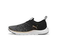 Puma Softride Remi Slip-on 309834-001 Schwarz 01 black-gold-dark grey EU 42.5