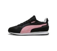 Sneaker PUMA "SOFTRIDE ST Miler Sneakers Erwachsene", Damen, Gr. 44,5, weiß (schwarz pinkscape weiß pink), Obermaterial: Textil, Synthetik, Kuhleder; Futter: Textil; Innensohle: Textil; Laufsohle: Gum