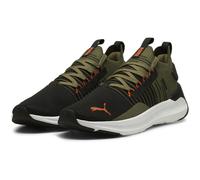 PUMA Softride Symmetry Fuzion Laufschuhe 04 - PUMA olive/PUMA black/flame flicker 42.5