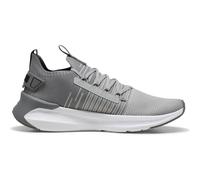 Laufschuh PUMA "SOFTRIDE SYMMETRY FUZION LS", Damen, Gr. 43, gray echo, slate sky, puma schwarz, Textil, Schuhe Laufschuh, für sportliche Aktivitäten und Lauftraining, mit SOFTFOAM+ Innensohle (751140