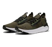 PUMA Unisex Softride Symmetry Fuzion Ls Straßen-Laufschuh, Dark Olive Schwarz Fizzy Light, 42 EU
