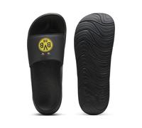 PUMA Softride Teamcat BVB Slides Unisex, Schuhe, Schwarz, 40.5 Black