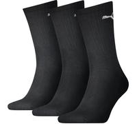 Puma 3P Sport Crew Socks Schwarz Gr 39/42