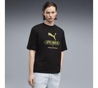 PUMA Sport Boxy Street Graphic T-Shirt Herren, Kleidung, Schwarz, L