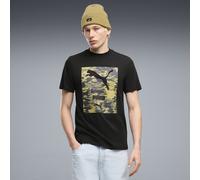PUMA Sport Camo Graphic T-Shirt Herren, Accessoires, Schwarz, XS