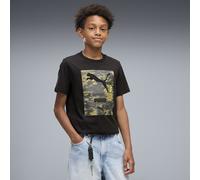PUMA Sport Camo Graphic T-Shirt Teenager, Accessoires, Schwarz, 9-10Y