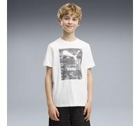 PUMA Sport Camo Graphic T-Shirt Teenager, Accessoires, Weiß, 11-12Y