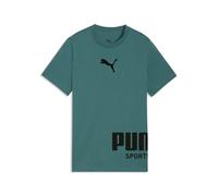 PUMA SPORT Graphic Tee B EMERALD ICE 164 EMERALD ICE