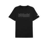 PUMA Unisex PUMA Sport Graphic Tee T-Shirts, PUMA Black, M