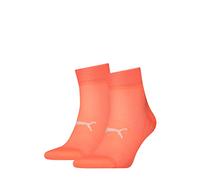Puma 2P Sport Light Quarter Socks Korall Gr 43/46