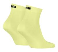 Puma Sport Light Quarter 2er-Pack Socken, gelb 39/42