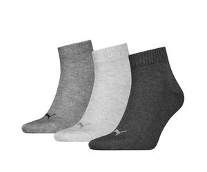PUMA Sports Ankle Trainer Socks Unisex Quarters (3 Pair Packs) Everyday Comfort