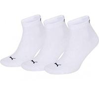 Puma Sneaker Quarter Socken – 6 Paar Unisex Weiß, Gr. 35–49, Größe M