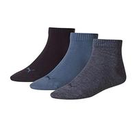 Puma Sportsocken Quarter 3P, Denim Blue, 43-46, 251015