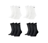 Puma Sportsocken Regular Crew Socken Sport 12-Pack 6 schwarz / 6 weiß 2.0 : 35-38