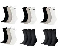 Puma Sportsocken Regular Crew Socken Sport 18-Pack 12 multi / 6 schwarz : 39-42