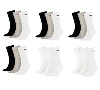Puma Sportsocken Regular Crew Socken Sport 18-Pack 12 multi / 6 weiß : 43-46