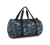 PUMA Sporttasche AT ESS Green TERRAINS Barrel Bag Green Terrain - PUMA Black - AOP dunkelgrün